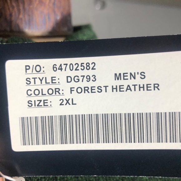 Mens Green Sweater. NEW. Size 2X. Devon and Jones. New with tag. - Picture 6 of 10